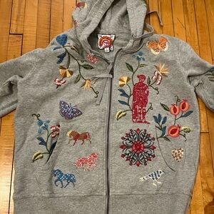 Johnny Was LA Embroidered Sweatsuit